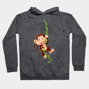 Monkey climbing Hoodie